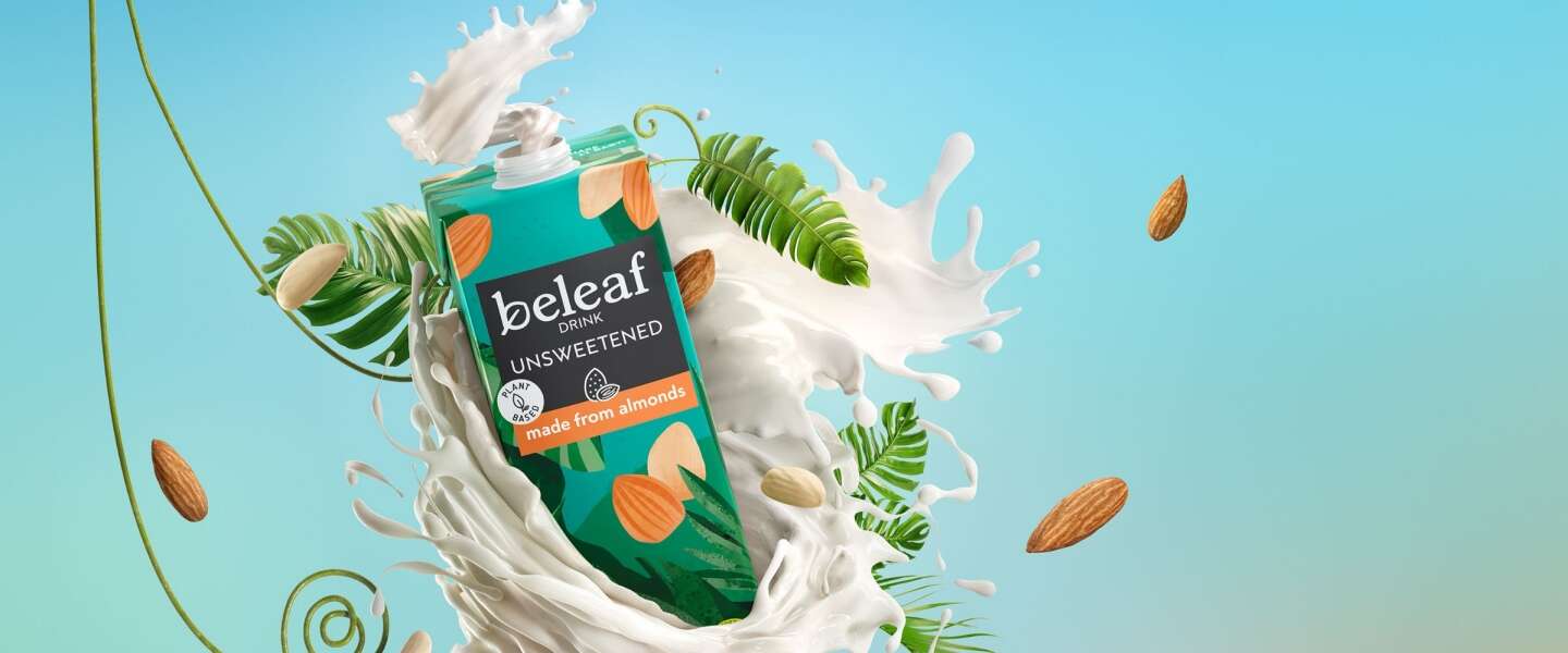Beleaf heeft antwoord op tekort aan havermelk: plantaardige amandeldranken