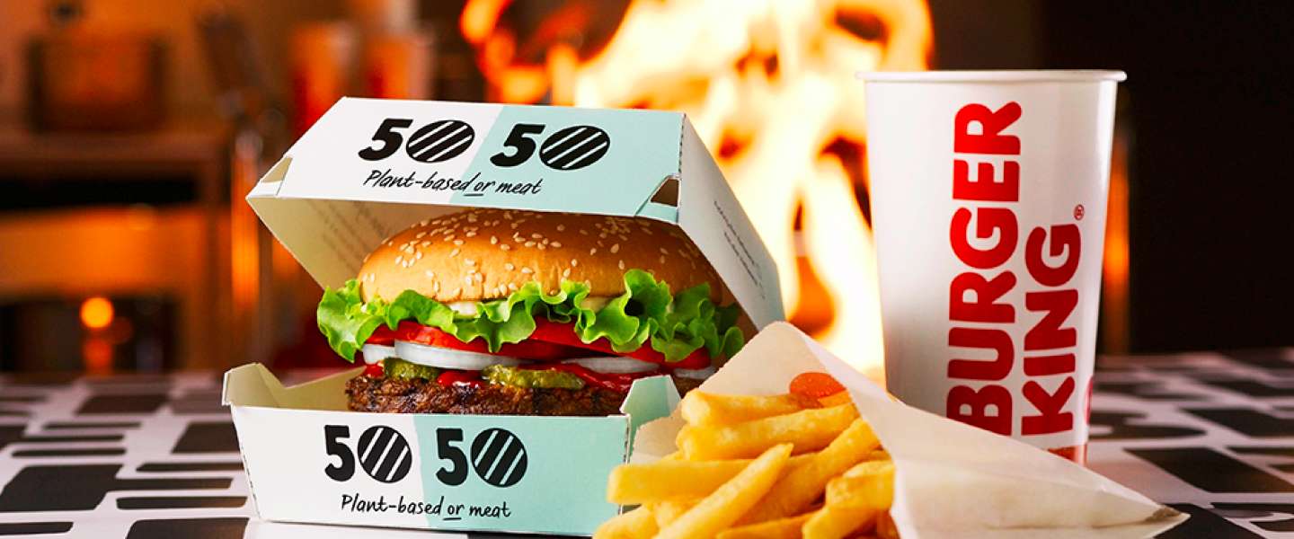 Burger King in Zweden laat je gokken tussen vegetarisch of vlees
