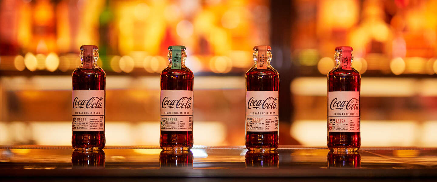 Coca-Cola Signature Mixers zijn ideale danspartner voor dark spirits