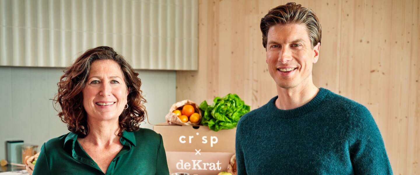 Online supermarkt Crisp neemt maaltijdboxleverancier De Krat over