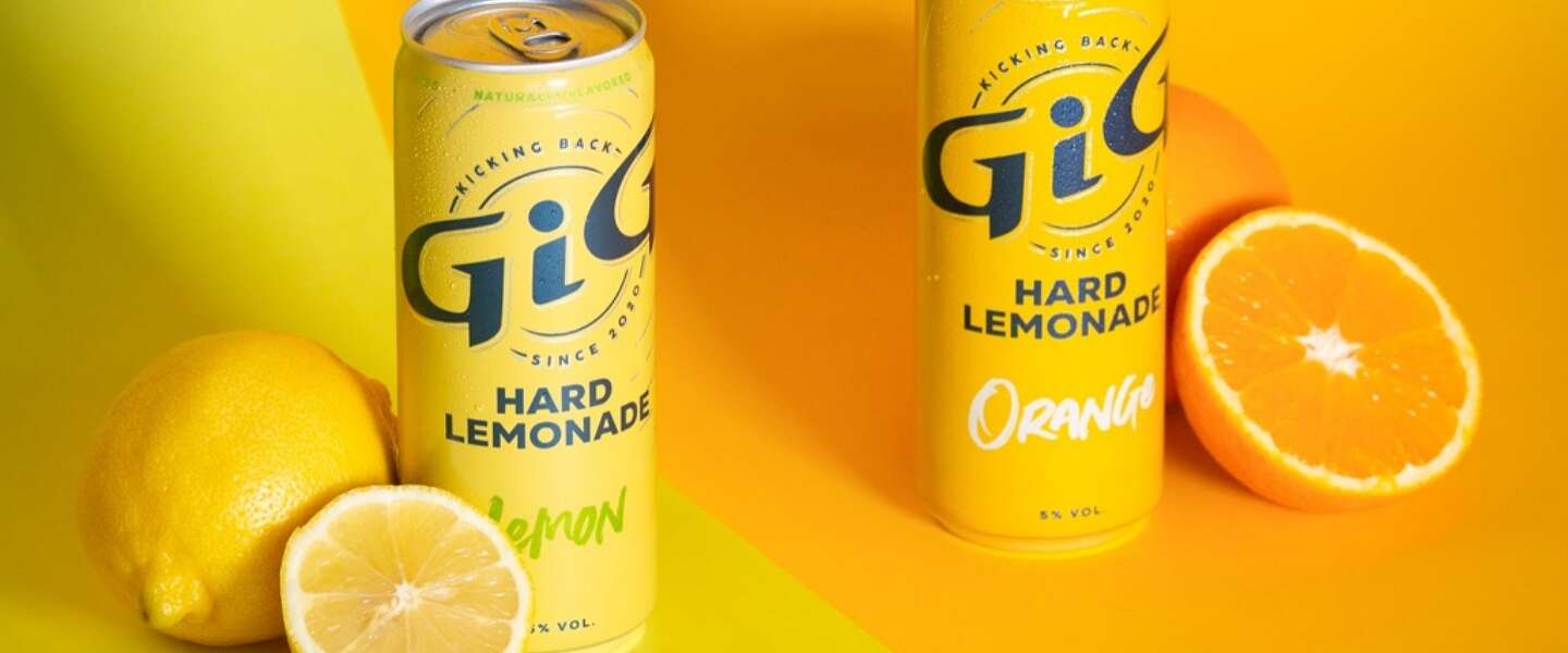 De makers van GiG hard seltzer komen met een nieuwe Amerikaans favoriet op de markt: hard lemonade