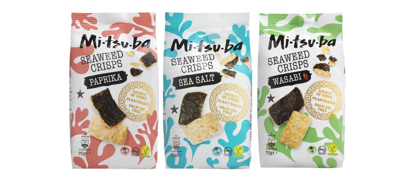 Mitsuba introduceert samen met The Seaweed Company een zeewiersnack