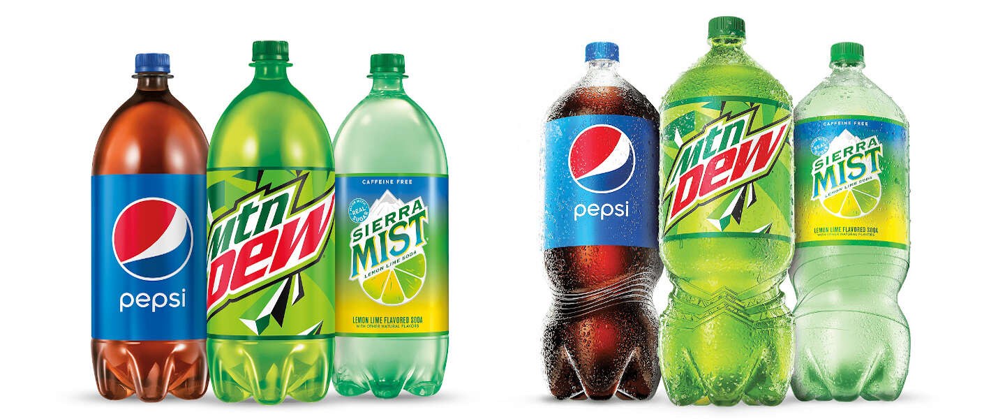 Pepsi past voor het eerst in 30 jaar het ontwerp van zijn flessen aan