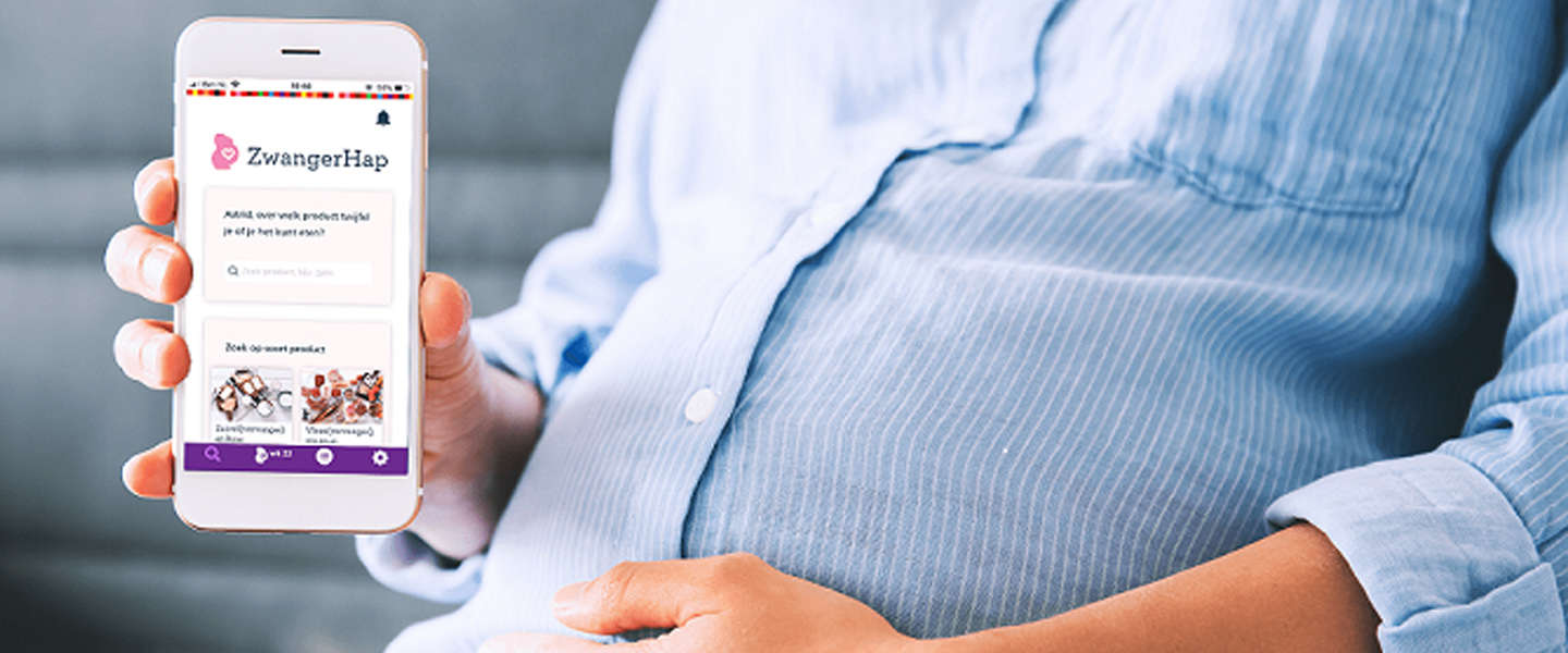 Voedingsadvies tijdens zwangerschap op je smartphone