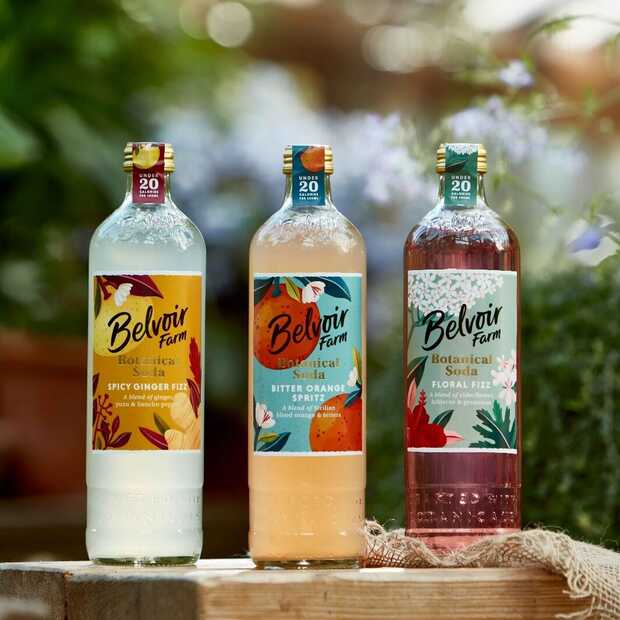 Belvoir Farm lanceert drie nieuwe Botanical Soda’s