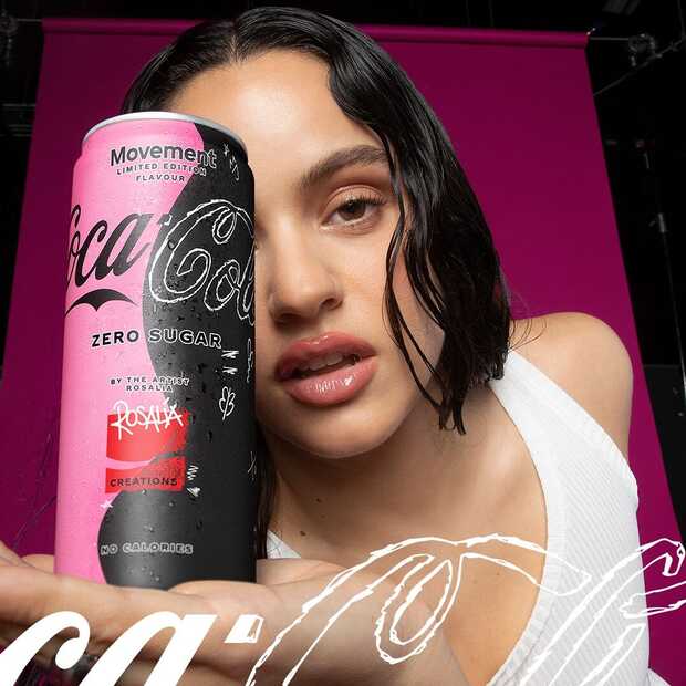 Coca-Cola lanceert limited edition smaak met zangeres Rosalía