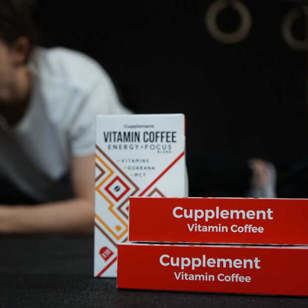 Cupplement: superkoffie in cups die je  energieboost verlengt