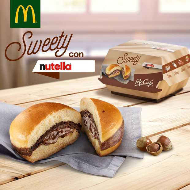 Italiaanse McDonald's komt met de Nutella burger!