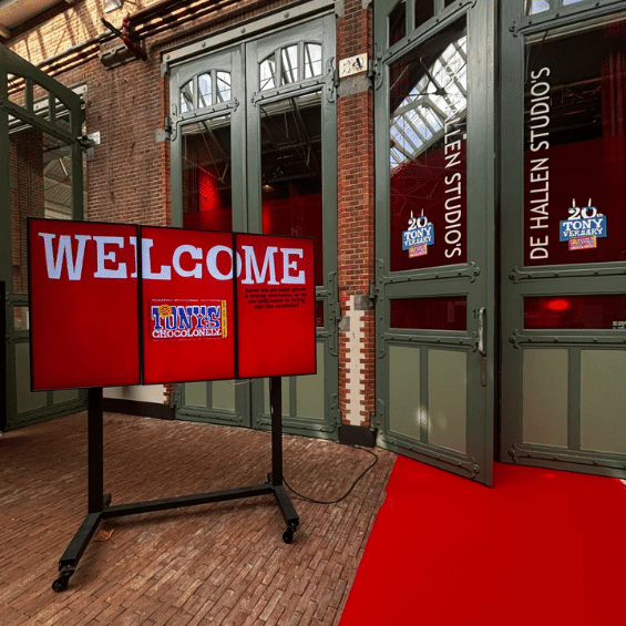 Tony's Chocolonely Experience ingang bij De Hallen in Amsterdam