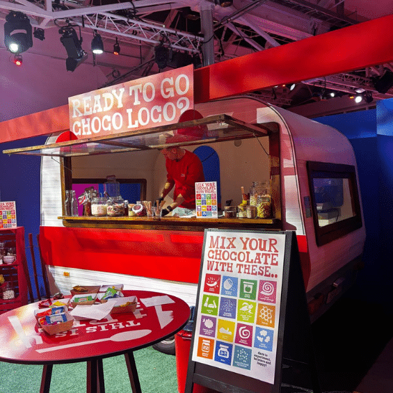 Tony's Chocolonely 20 jaar experience bar