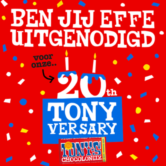 Uitnodiging Tonyversary