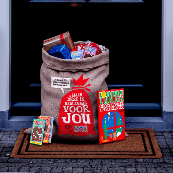 Sintzakken van Tony's Chocolonely