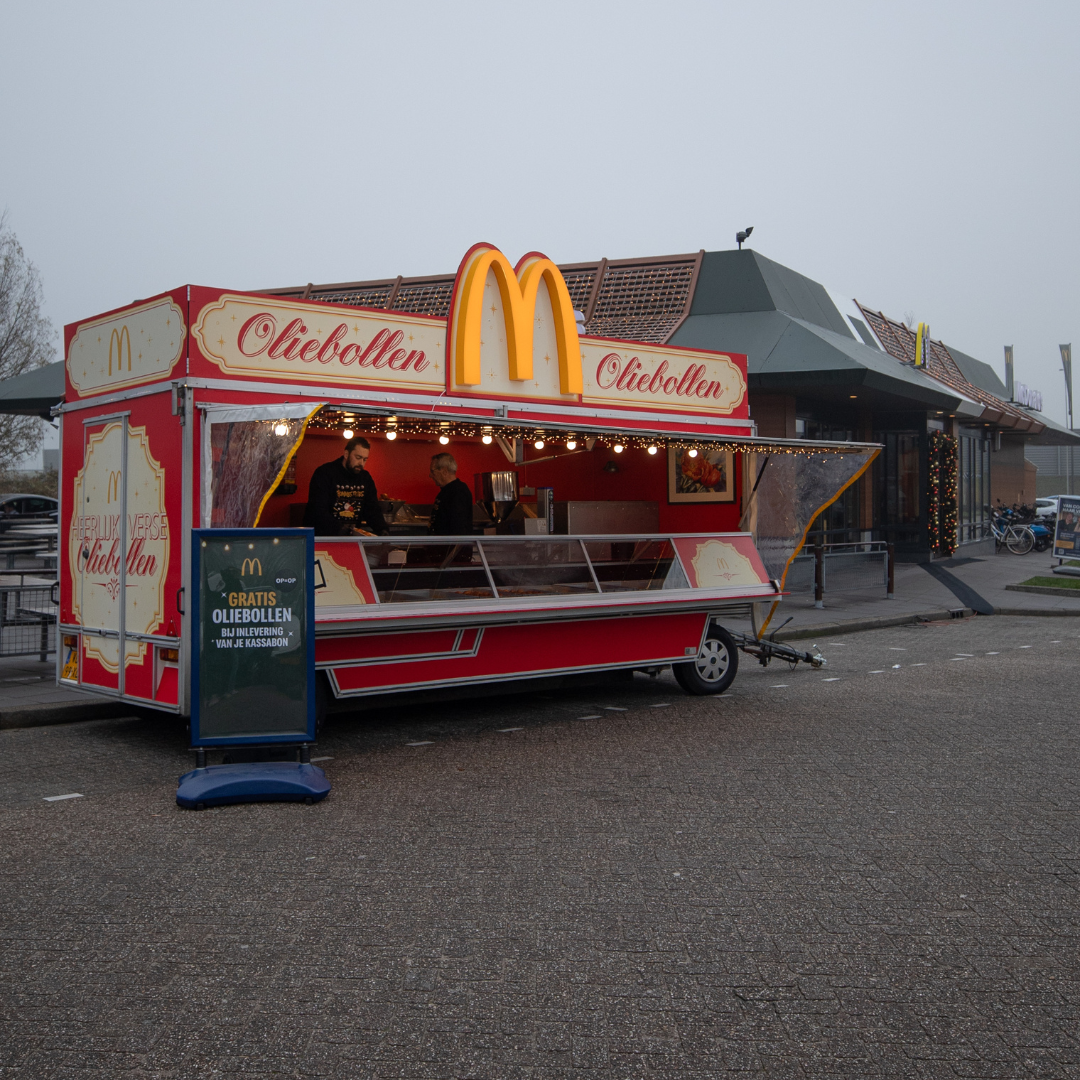 Oliebollenkraam van McDonald´s
